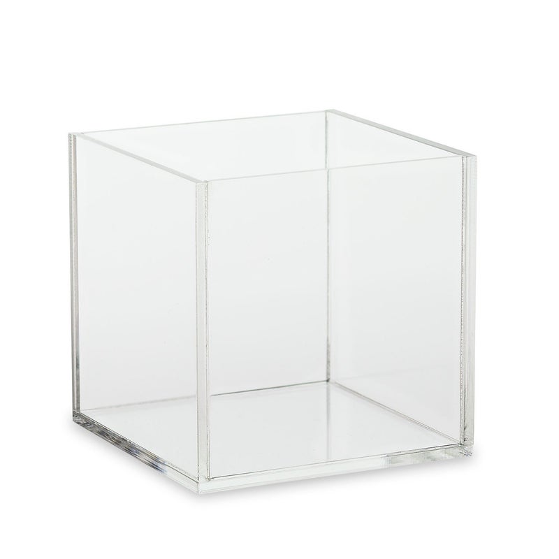 SourceOne Source One Premium Clear Acrylic Display Case, Available with Additional Base (6 Inch Cube, No Base) - Image 3